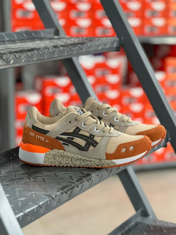 Gel Lite 3 Couro Luxo - LARANJA