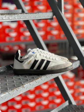 Adidas SAMBA BRANCO/PRETO – LINHA PREMIUM